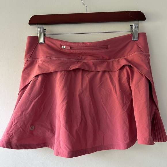 Lululemon cherry pink tennis skirt/skort - Picture 6 of 8